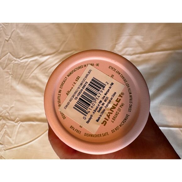 Stanley 40oz Quencher Tumbler – Custom Labubu Inspired Wrap – Pink - Picture 2 of 6